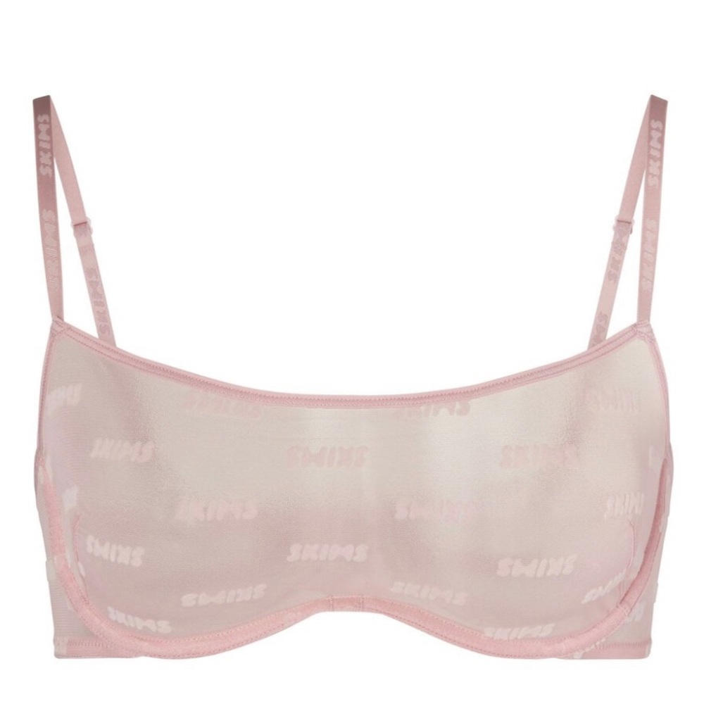 NEW SKIM PINK AFTER HOURS STRAIGHT NECK UNDERWIRE BRA